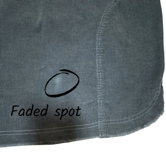 Aerie Offline Corduroy 1/2 Zip Pullover Forest Green, Size XXL - Picture 9 of 11